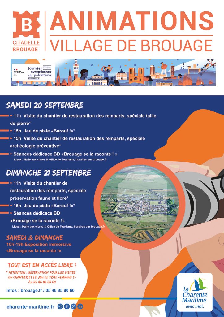 JEP BROUAGE 2025 (1) Les Journées européennes du patrimoine arrivent !